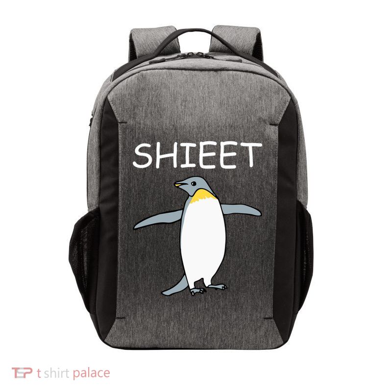 Shieet Funny Penguin Vector Backpack