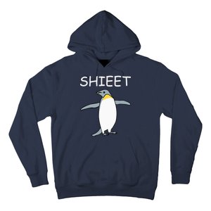 Shieet Funny Penguin Hoodie