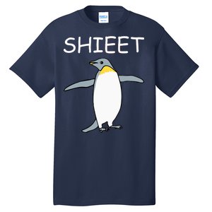 Shieet Funny Penguin Tall T-Shirt