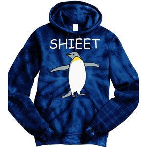 Shieet Funny Penguin Tie Dye Hoodie