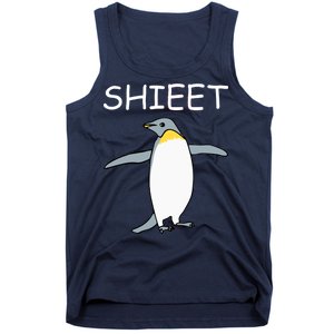 Shieet Funny Penguin Tank Top