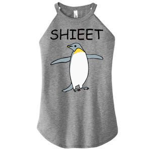 Shieet Funny Penguin Women's Perfect Tri Rocker Tank