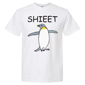 Shieet Funny Penguin Garment-Dyed Heavyweight T-Shirt