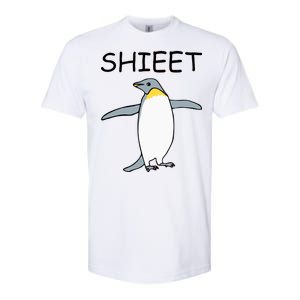 Shieet Funny Penguin Softstyle CVC T-Shirt