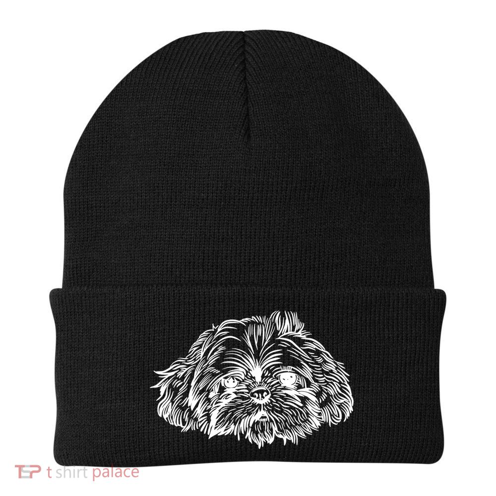 Shih Tzu Dog Knit Cap Winter Beanie