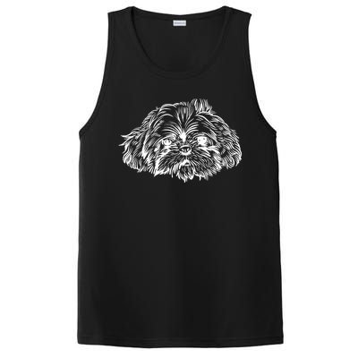 Shih Tzu Dog PosiCharge Competitor Tank