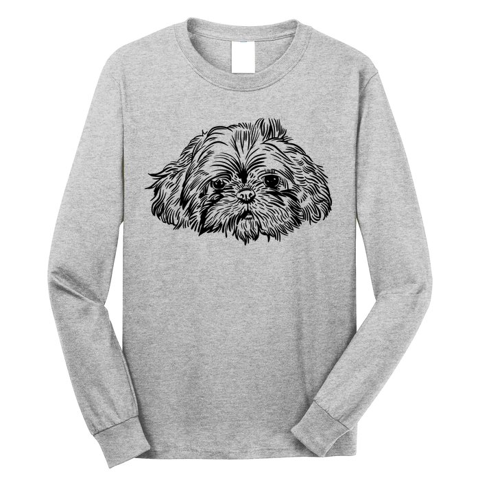 Shih Tzu Dog Long Sleeve Shirt