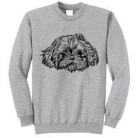 Shih Tzu Dog Tall Sweatshirt