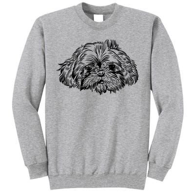 Shih Tzu Dog Tall Sweatshirt