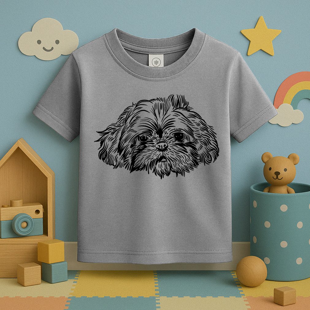 Shih Tzu Dog Toddler T-Shirt