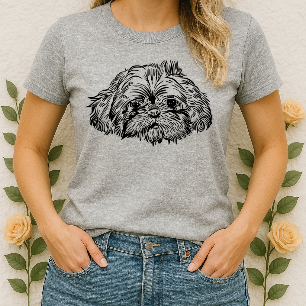 Shih Tzu Dog Womens T-Shirt