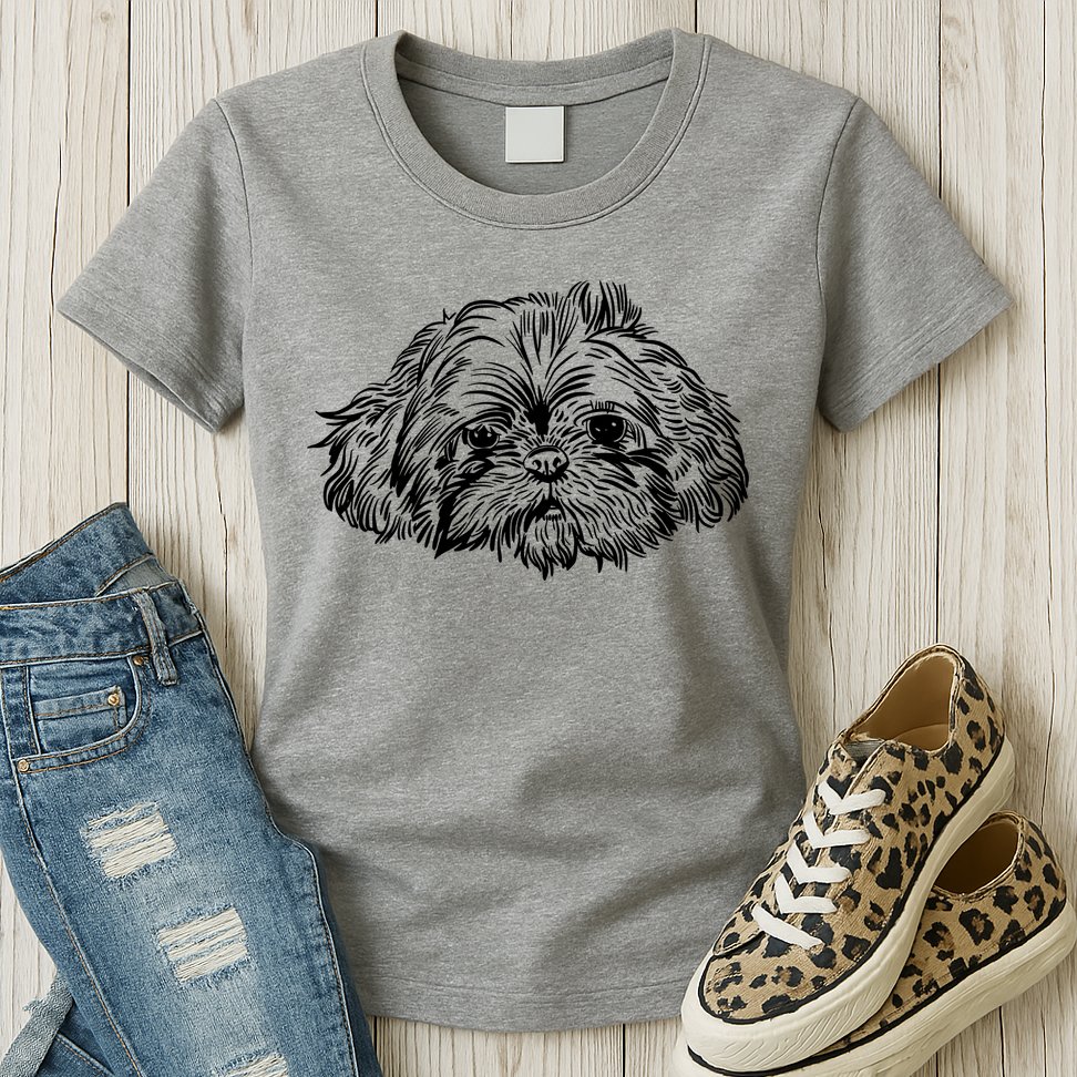 Shih Tzu Dog Womens T-Shirt