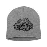 Shih Tzu Dog Short Acrylic Beanie