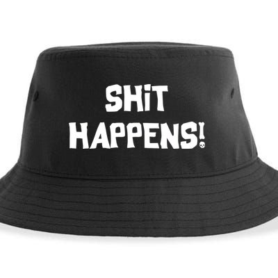 Shit happens Sustainable Bucket Hat