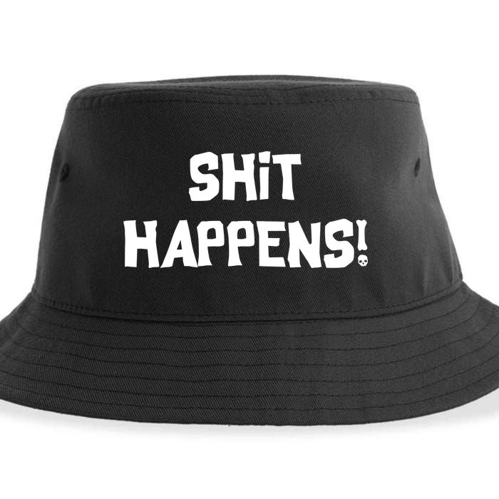 Shit happens Sustainable Bucket Hat