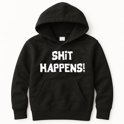 Shit happens Kids Hoodie