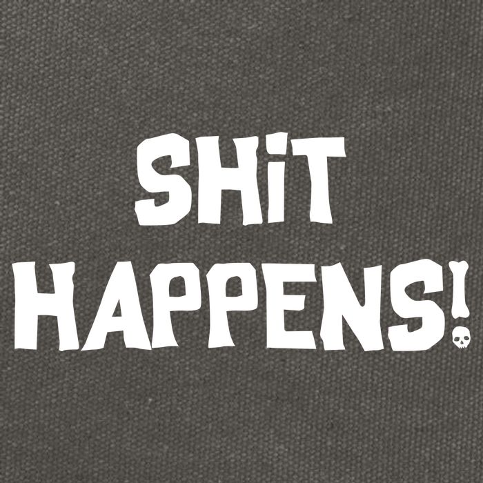Shit happens Cotton Canvas Backpack