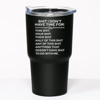 Shit I Don't Have Time For List Tumbler