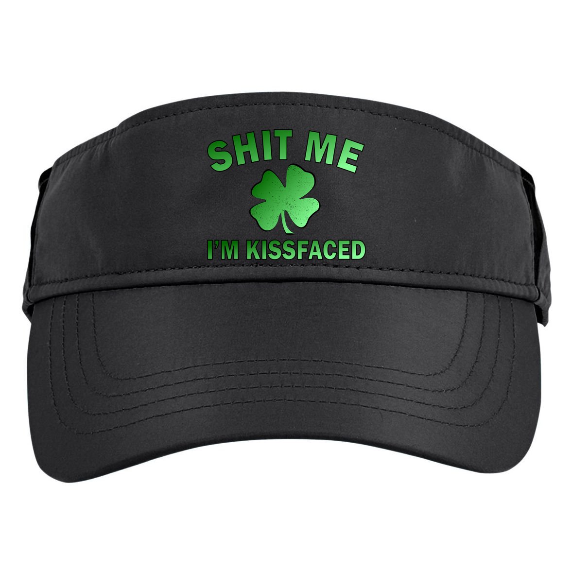 Shit Me I'm Kissfaced Adult Drive Performance Visor