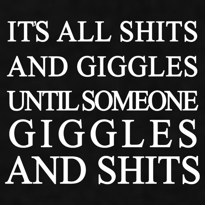 Shits And Giggles Funny Meme Ladies PosiCharge Tri-Blend Wicking Tank