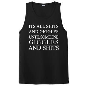 Shits And Giggles Funny Meme PosiCharge Competitor Tank