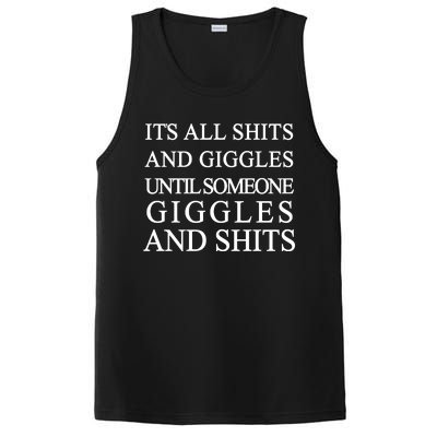 Shits And Giggles Funny Meme PosiCharge Competitor Tank