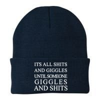 Shits And Giggles Funny Meme Knit Cap Winter Beanie