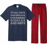 Shits And Giggles Funny Meme Pajama Set