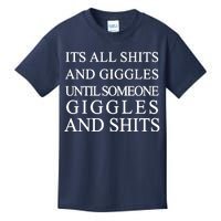 Shits And Giggles Funny Meme Kids T-Shirt