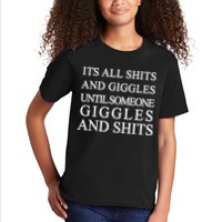Shits And Giggles Funny Meme Kids T-Shirt