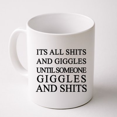 Shits And Giggles Funny Meme Coffee Mug