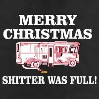 Shitter Was Full Funny Christmas Adult Drive Performance Visor