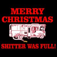 Shitter Was Full Funny Christmas 16oz Travel Tumbler