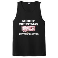 Shitter Was Full Funny Christmas PosiCharge Competitor Tank