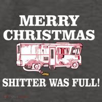 Shitter Was Full Funny Christmas Vector Backpack