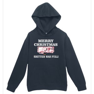 Shitter Was Full Funny Christmas Urban Pullover Hoodie