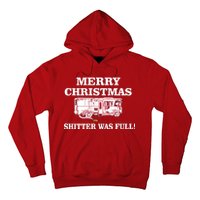 Shitter Was Full Funny Christmas Hoodie