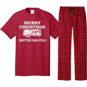 Shitter Was Full Funny Christmas Pajama Set