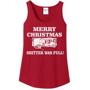 Shitter Was Full Funny Christmas Ladies Essential Tank