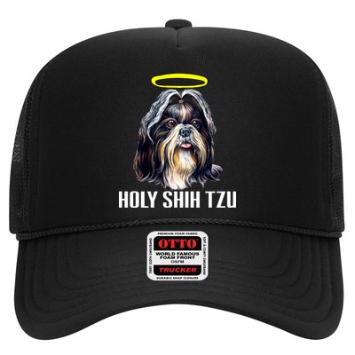 Shitzu Dog Holy Shih Tzu Trucker Hat