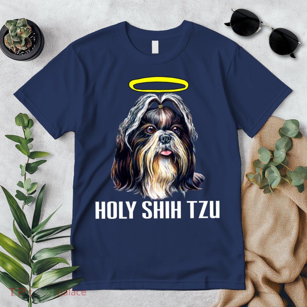 Shitzu Dog Holy Shih Tzu Premium T-Shirt