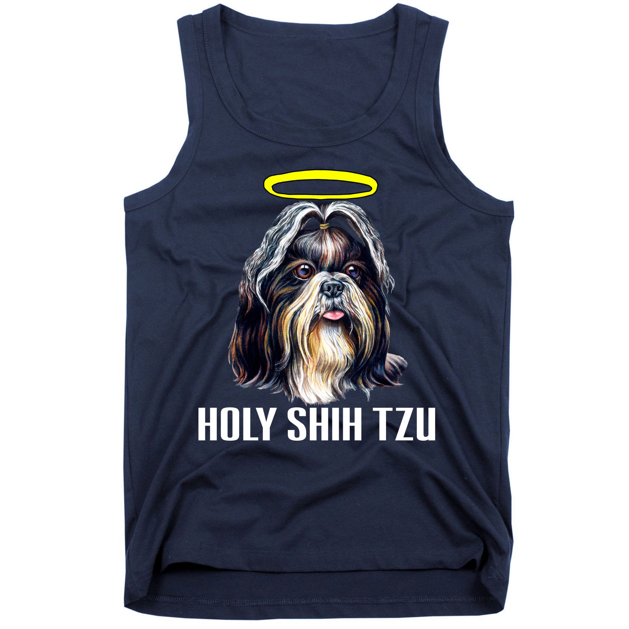 Shitzu Dog Holy Shih Tzu Tank Top