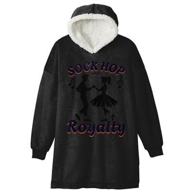 Sock Hop Jukebox Poodle Skirt Greaser 1950S Rock Hooded Wearable Blanket