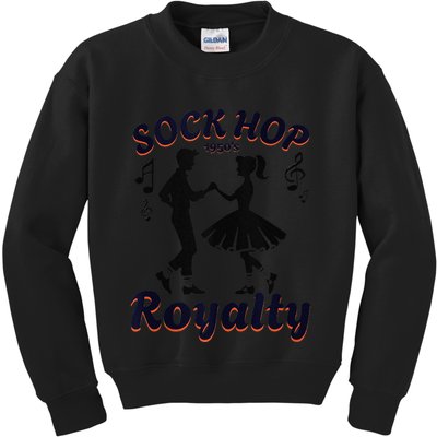 Sock Hop Jukebox Poodle Skirt Greaser 1950S Rock Kids Sweatshirt