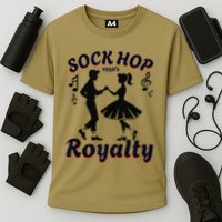 Sock Hop Jukebox Poodle Skirt Greaser 1950S Rock Cooling Performance Crew T-Shirt