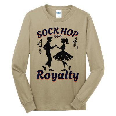 Sock Hop Jukebox Poodle Skirt Greaser 1950S Rock Tall Long Sleeve T-Shirt