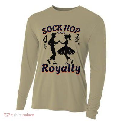 Sock Hop Jukebox Poodle Skirt Greaser 1950S Rock Cooling Performance Long Sleeve Crew
