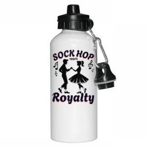 Sock Hop Jukebox Poodle Skirt Greaser 1950S Rock Aluminum Water Bottle