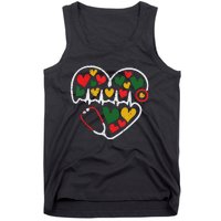 Stethoscope Heart Juneteenth Melanin Nurse African American Tank Top