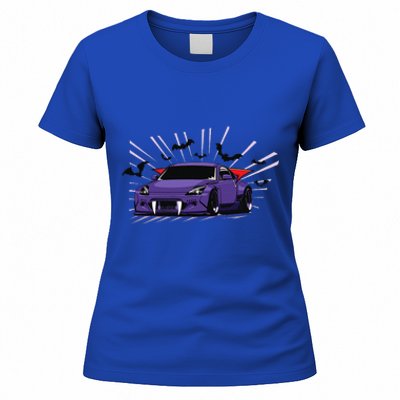 Spooky Halloween JDM 350z Z33 Vampire Drift Car Illustrated Women's T-Shirt